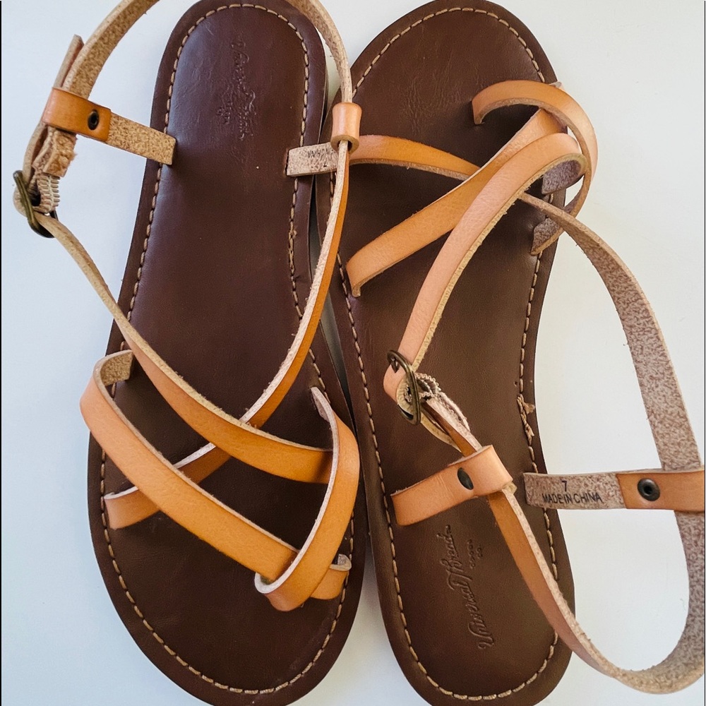 Sandals made man materials